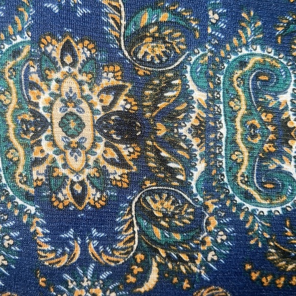 NWT Max Studio Navy Printed Dress - Picture 3 of 3